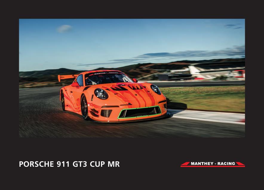Рекламный буклет Porsche 991 GT3 Cup MR